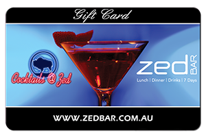 ZedBar Gift Card